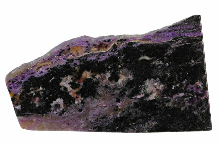 Purple Polished Charoite Slab - Siberia #129066